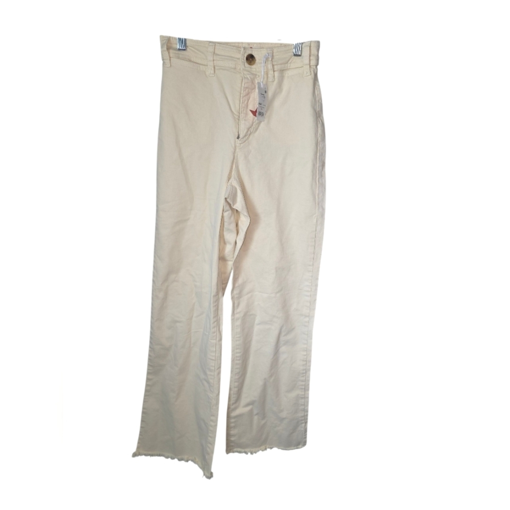 Marine Layer Wide Leg Pants in Cream (pants only) - Picture 2 of 9